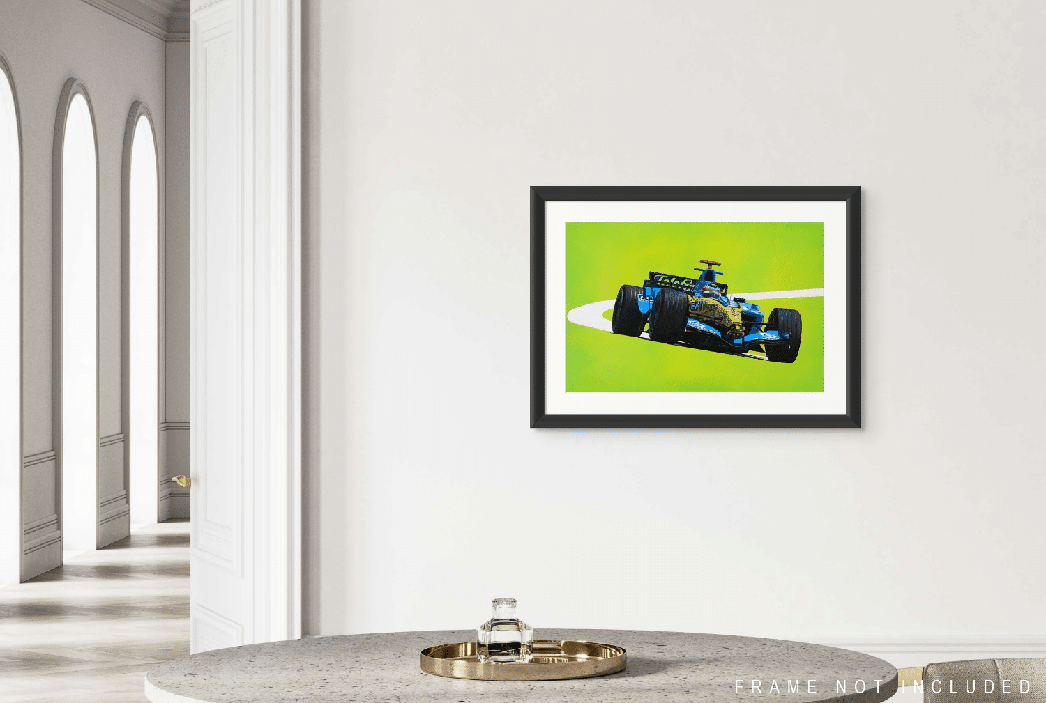 Fernando Alonso Renault R25 Poster Championship 2005 Formula One Print F1  Print Wall Art Print A4 A3 UK Ref 149 -  Finland