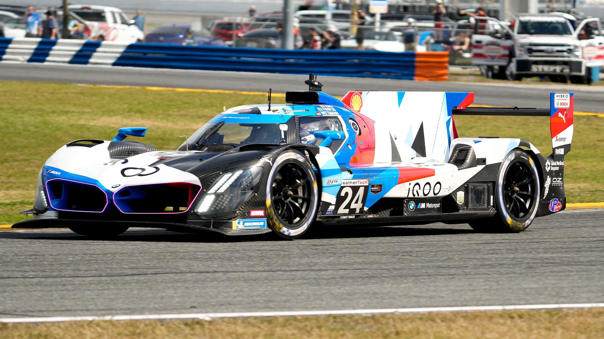 BMW GTP car at Roar Before Daytona 24 in 2023