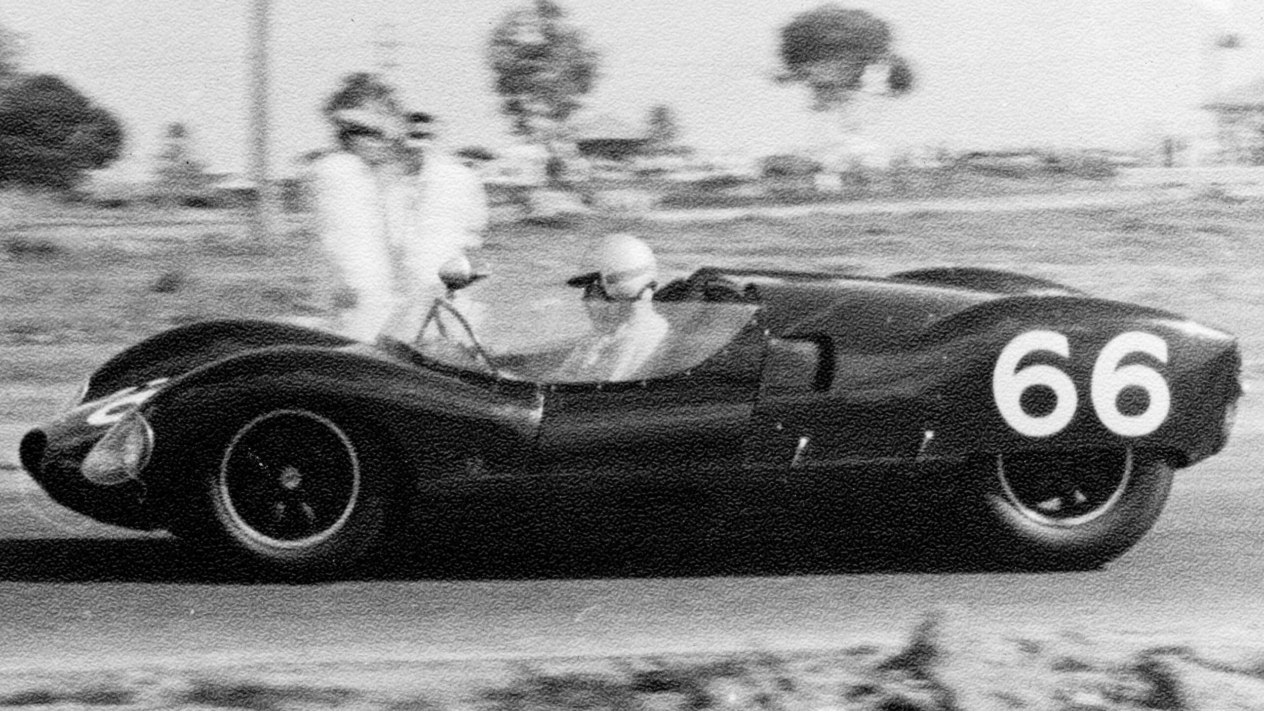 Bib Stillwell in ex-Stirling Moss-Keele