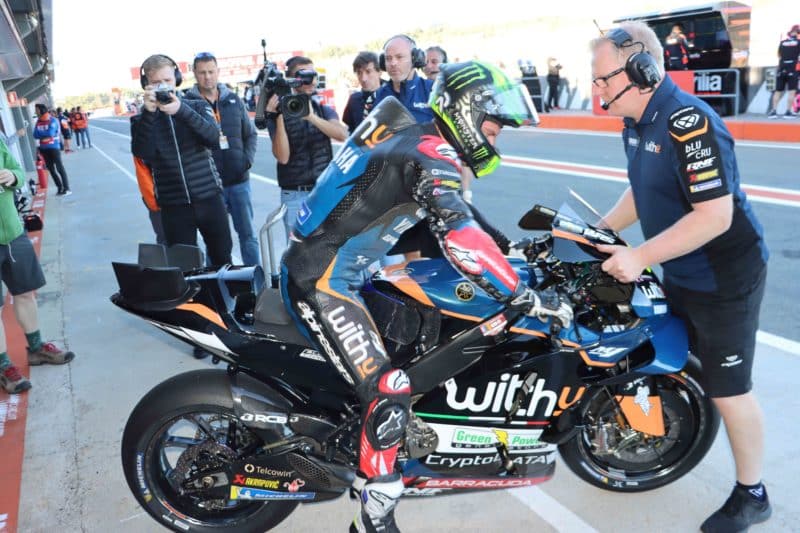 Cal Crutchlow on Yamaha in 2022 Valencia MotoGP test