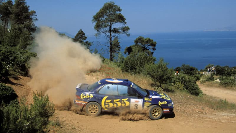 Carlos Sainz Subaru Impreza 1995 Acropolis Rally
