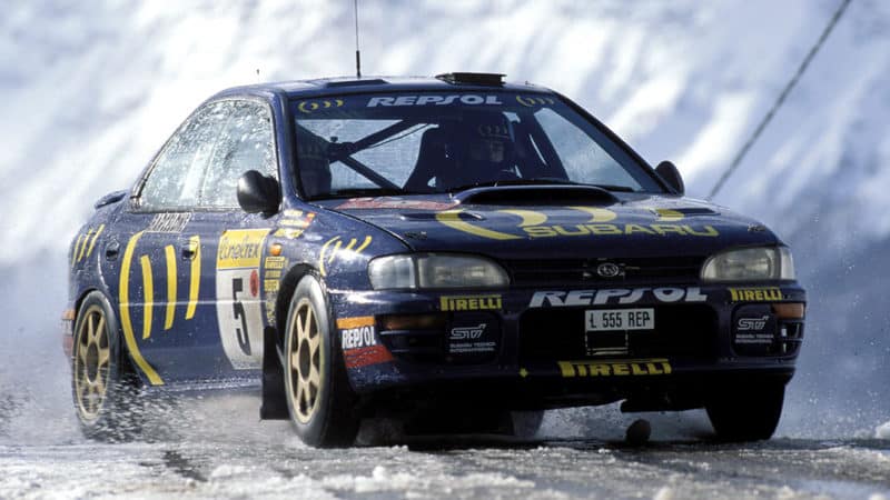 Carlos Sainz Subaru Impreza 1995 Monte Carlo Rally