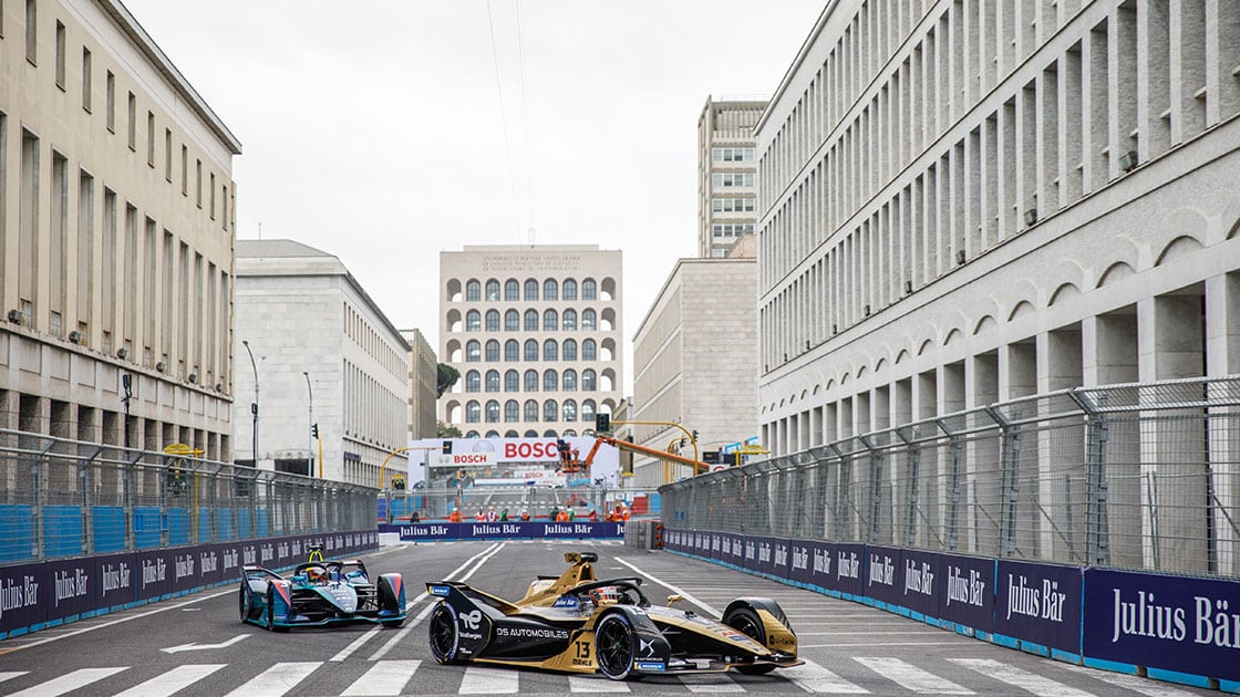 Formula E ROme E Prix Jean-Eric Vergne