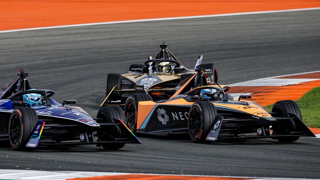 Formula E testing Gen 3 car 2023