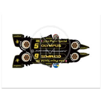 Product image for Lotus 79 | Andretti & Peterson | Formula 1 | Studio Bilbey | Limited Edition print
