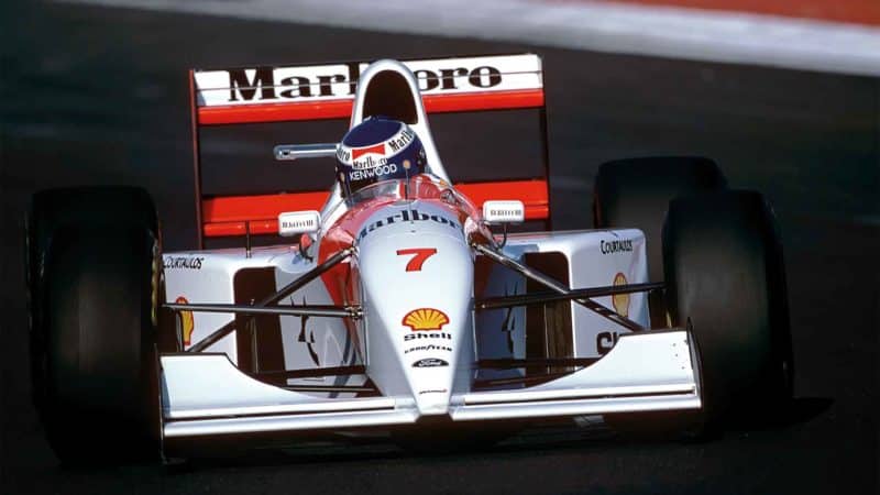 Häkkinen on track in McLaren