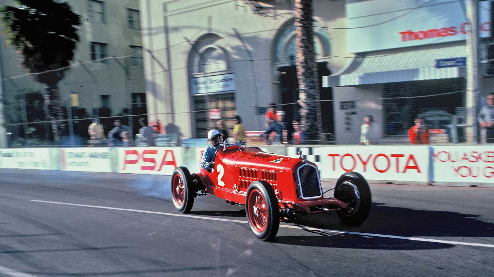 Hill in a 932 Alfa Romeo 8C 2300 Monza