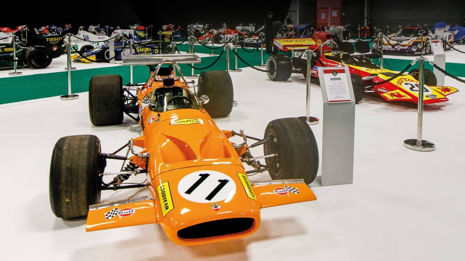 Histroric motor racing cars at Race Retro