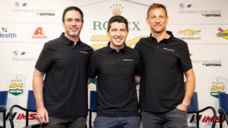 All-star team of Button, Johnson & Rockenfeller revealed for NASCAR Le Mans entry