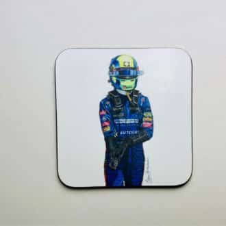 Product image for Lando Norris Coaster by Kevin McNicholas