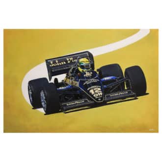 Product image for Senna 97T | Original Painting | By James Stevens