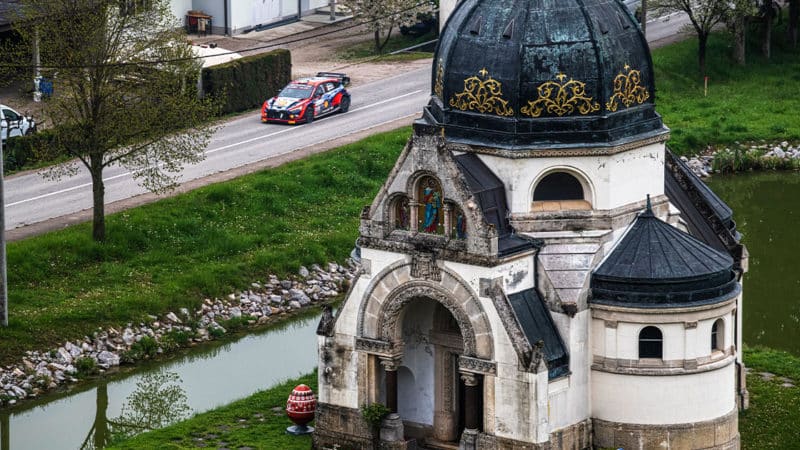 Ott Tanak Hyundai WRC at Croatia