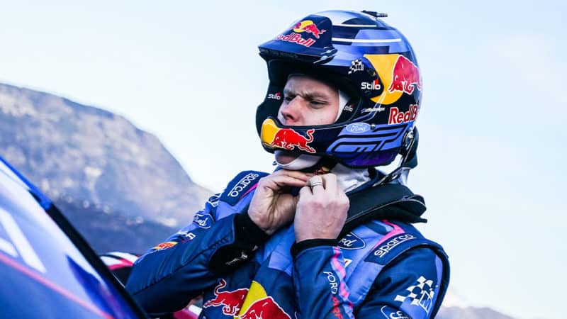 Ott Tanak M-Sport Ford WRC driver Monte Carlo Rally 2023