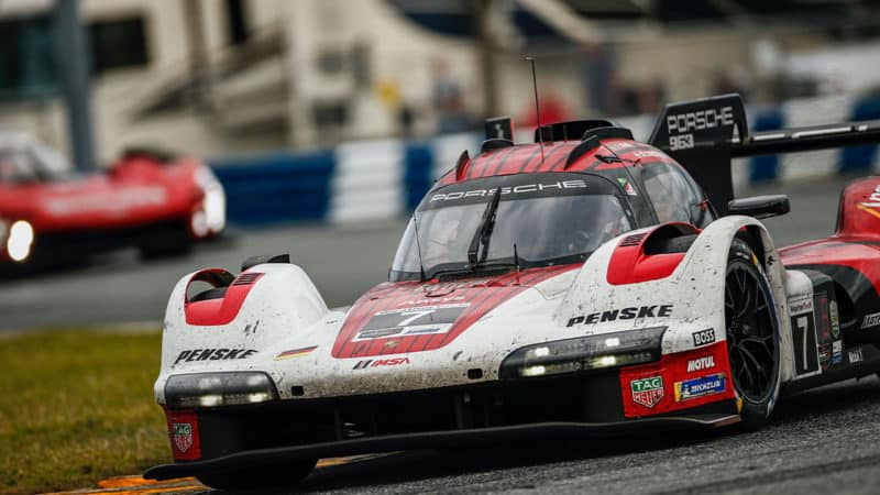 Porsche LMDh car Daytona 24 Hours