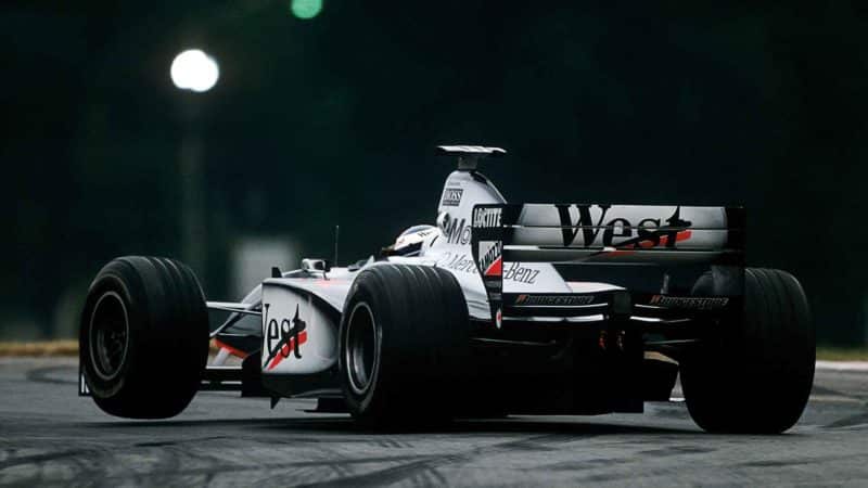 Rear of Hakkinen’s F1 McLaren