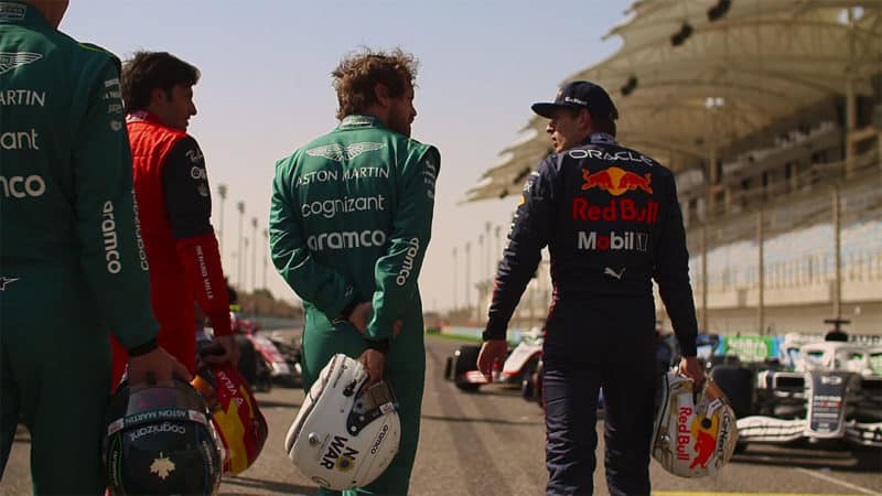 Sebastian Vettel Aston Martin F1 driver Netflix Drive to Survive Season 5