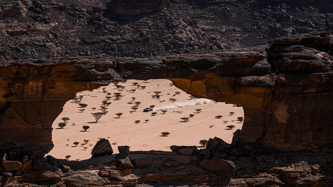 Sébastien Loeb at the 2022 DAKAR Rally for Prodrive