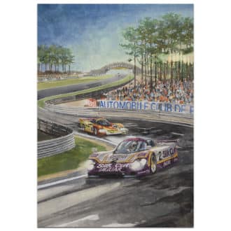 Product image for Jaguar XJR-9LM | Le Mans 1988 | By Tony Simmonds | Limited Edition print