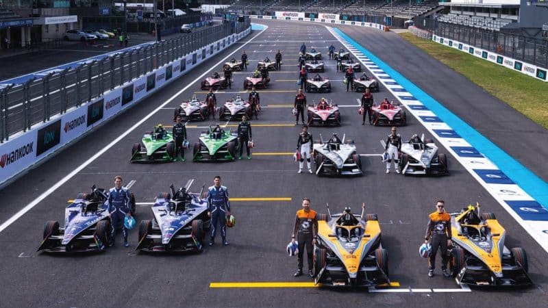 The Formula E grid for 2023