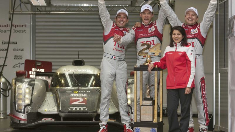 Tréluyer, Lotterer, Gade and Fässler Le Mans 2011