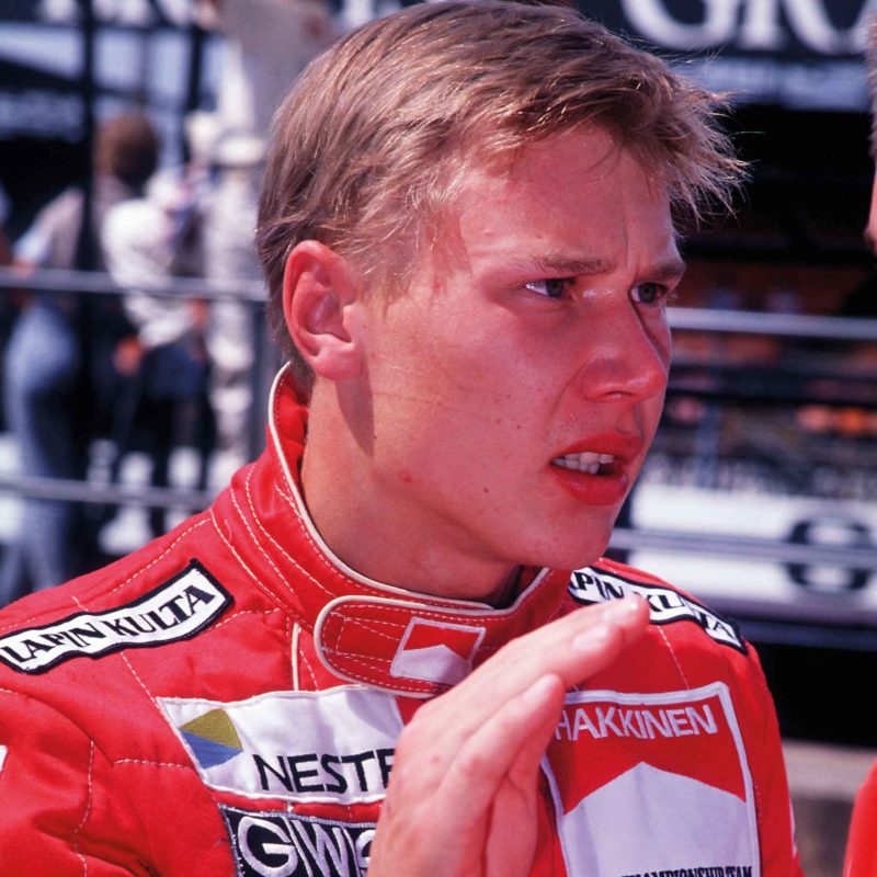 Young Mika Häkkinen in Formula 3