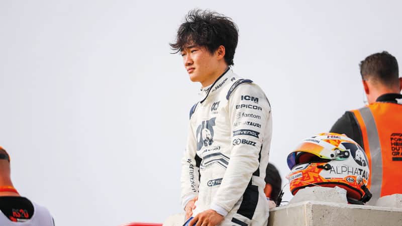 Yuki Tsunoda AlphaTauri F1 driver at 2922 Dutch GP