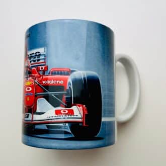 Product image for Michael Schumacher Mug by Kevin McNicholas