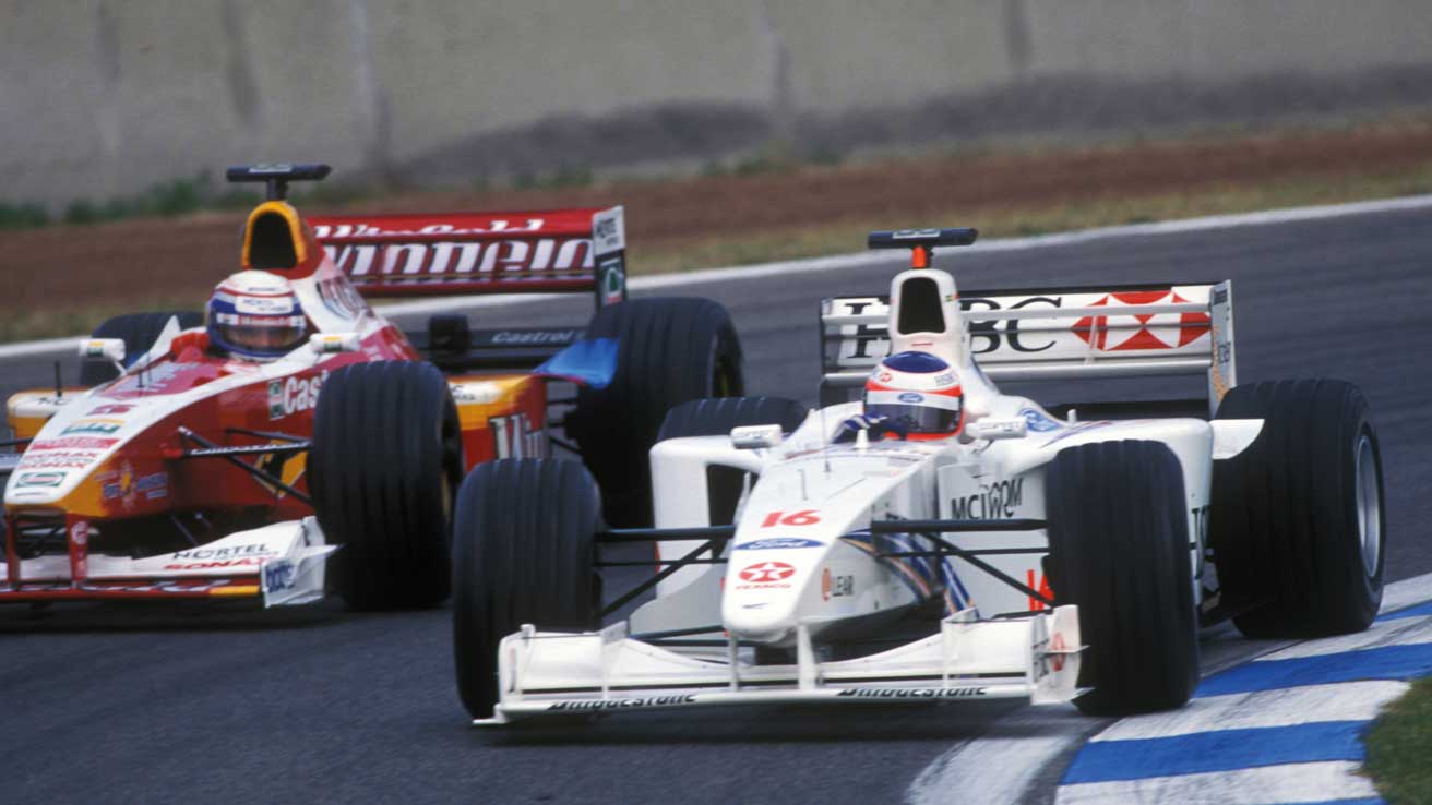 1999 Stewart on the track