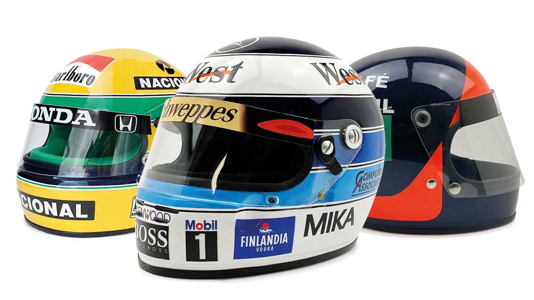Full-scale replica helmets