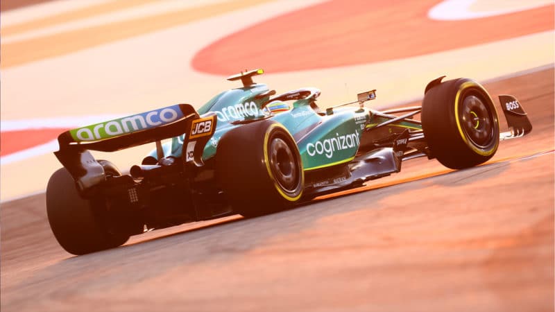 Aston-Martin-of-Fernando-Alonso-in-F1-2023-Bahrain-testing