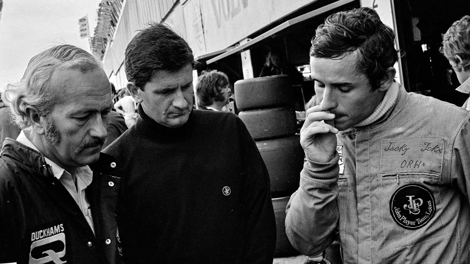 Chapman, Ralph Bellamy and Jacky Ickx