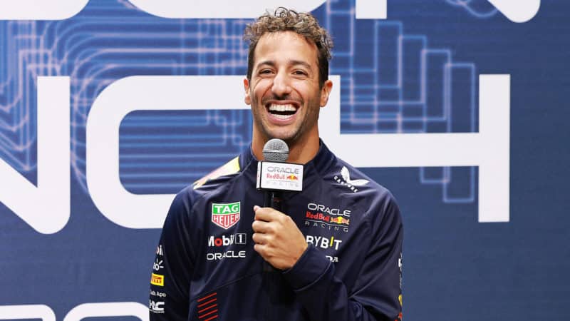 Daniel Ricciardo speaks at 2023 Red Bull F1 car launch