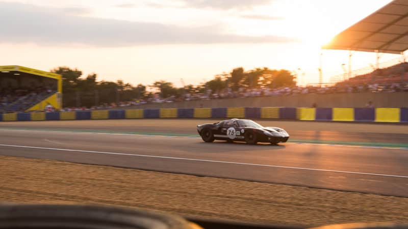 Ford GT40 of Jim Farley at the Le Mans Classic