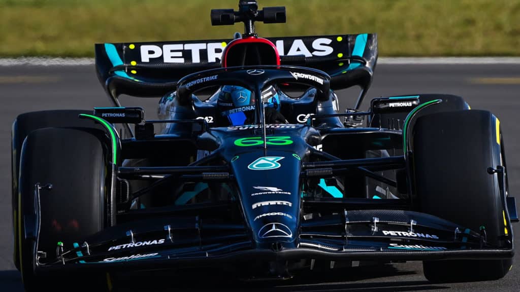 The new Mercedes-AMG out on track