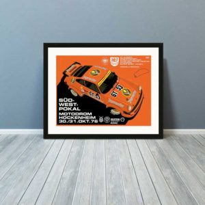 Studio Bilbey Porsche 934 Poster
