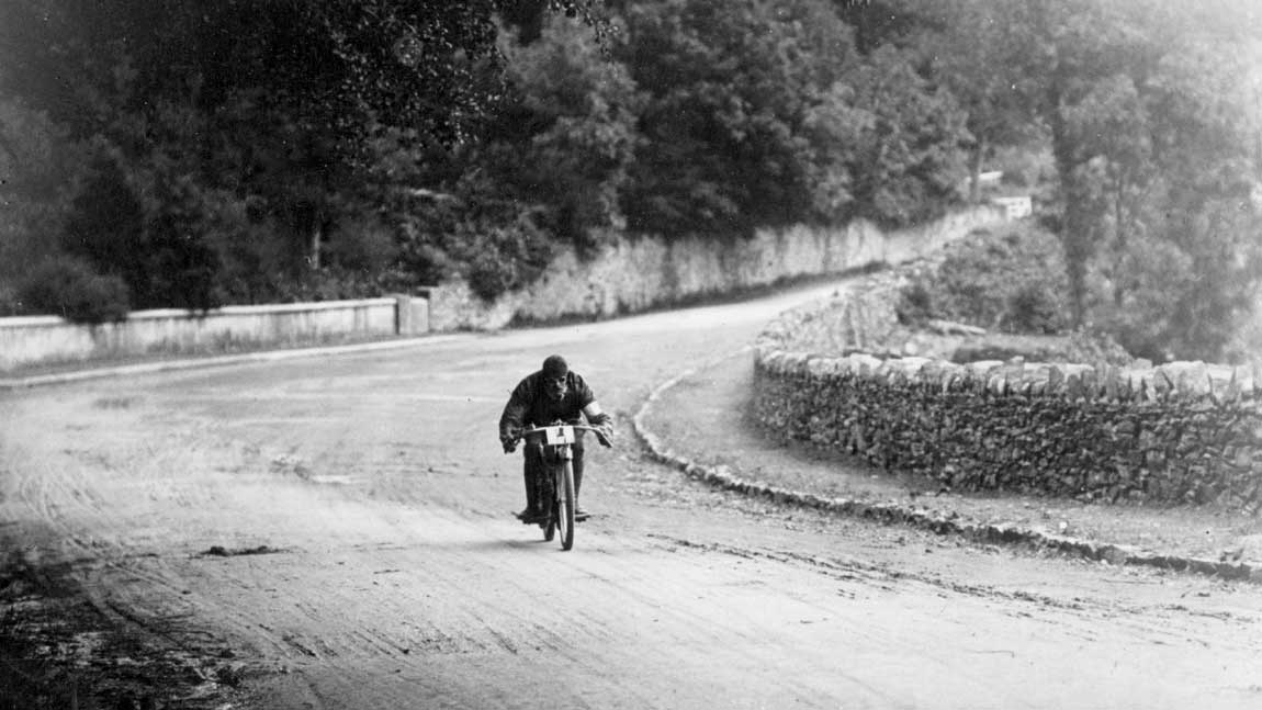 Jack Haslam on his 350cc bike