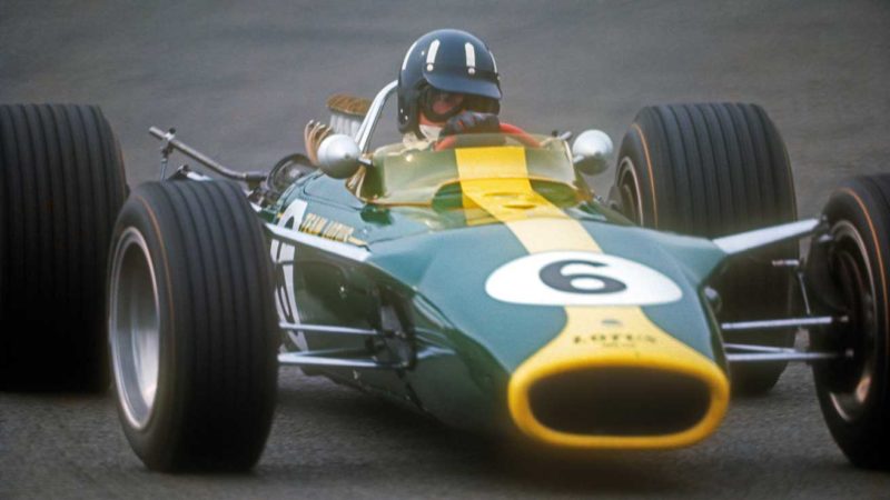 Jim Clark at Zandvoort in Lotus 49