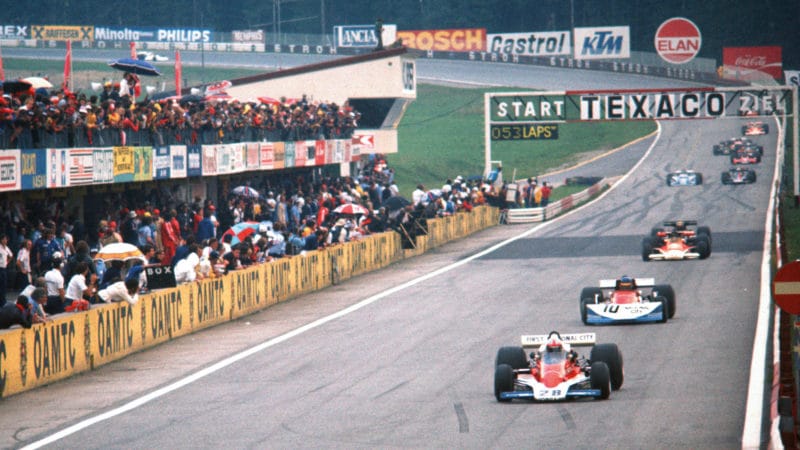 John Watson winning the 1976 Austrian Grand Prix