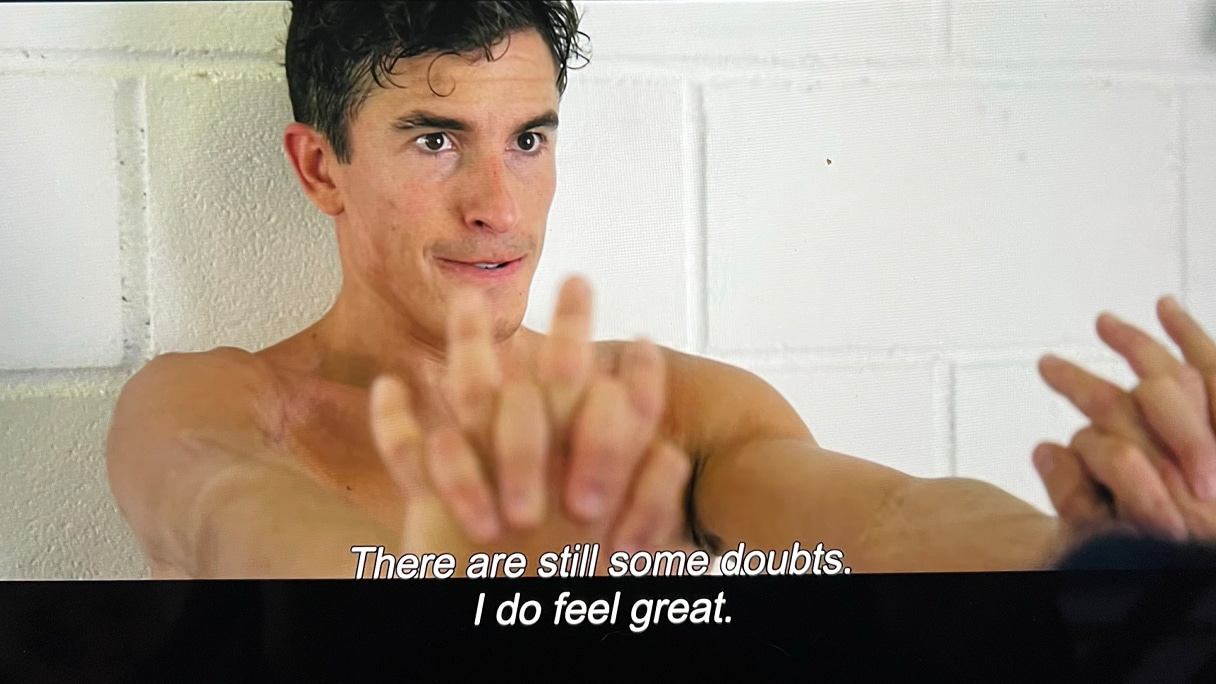 Marc Marquez training in new documentary