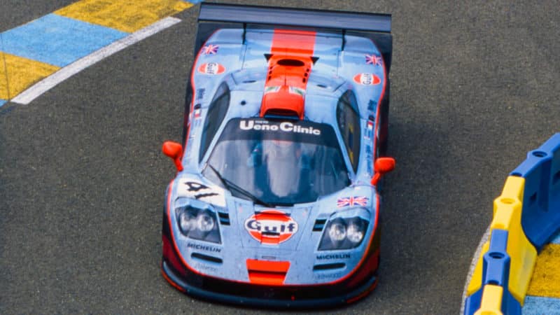 McLaren F1 in Gulf livery at Le Mans 1997