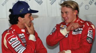 Hakkinen on Senna’s reaction to his F1 debut: ‘He went berserk!’