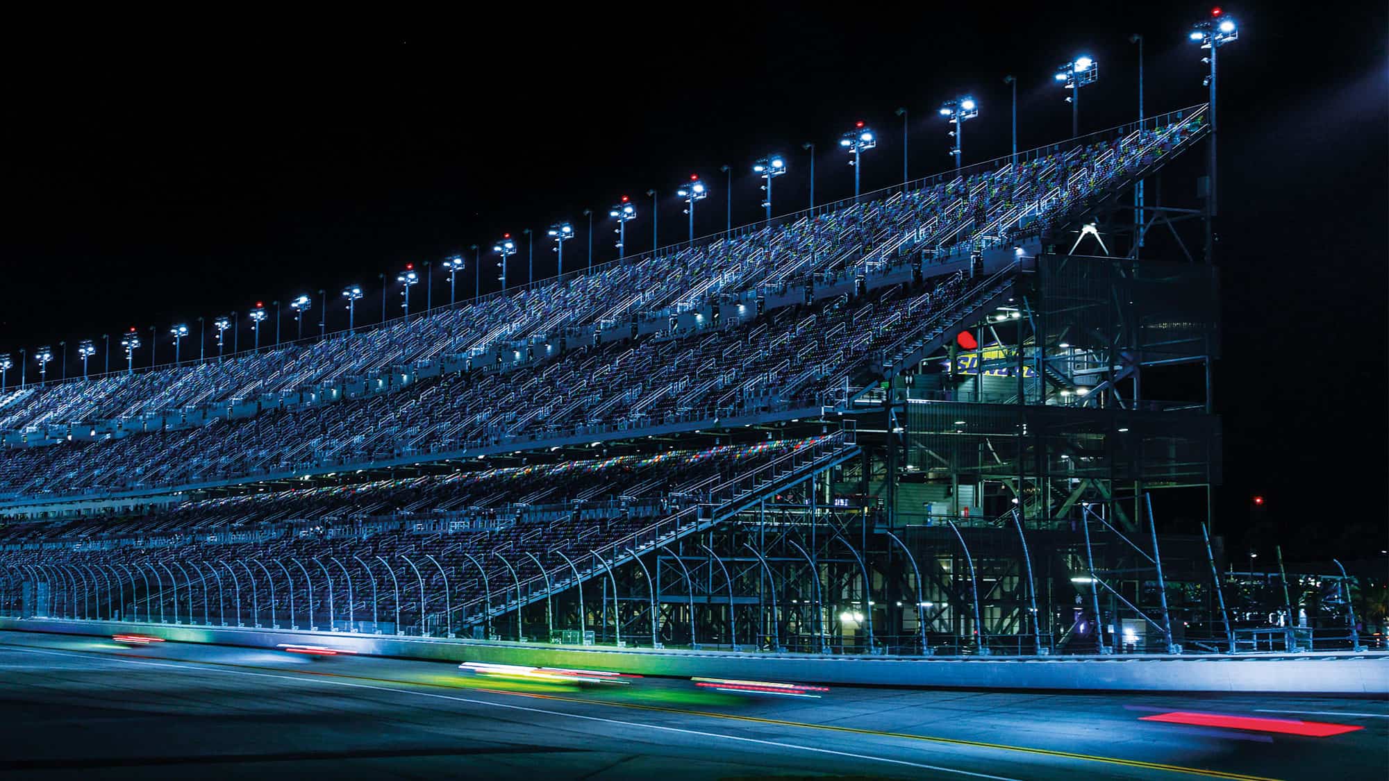 Night time stands at 24 hour Daytoona