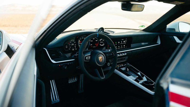 Porsche GT sports steering