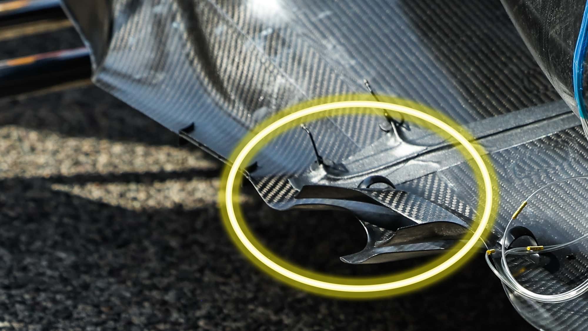 Red Bull floor winglet