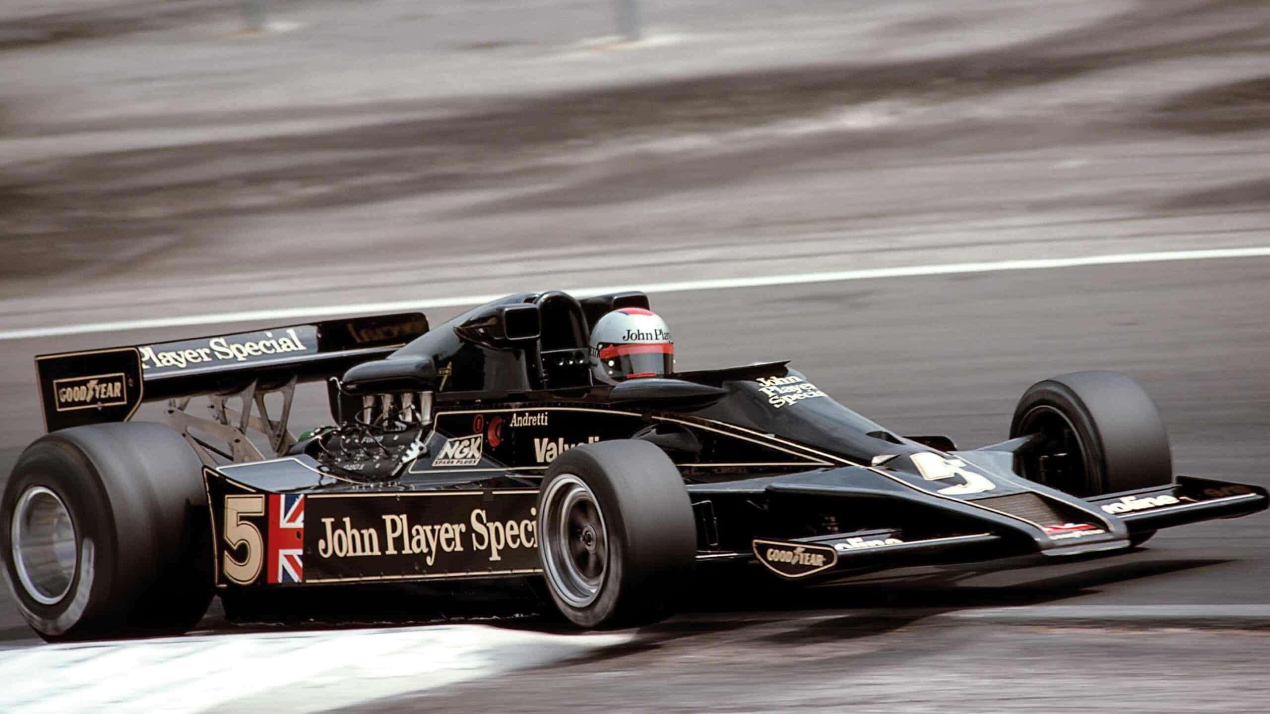 The 78 Lotus on track
