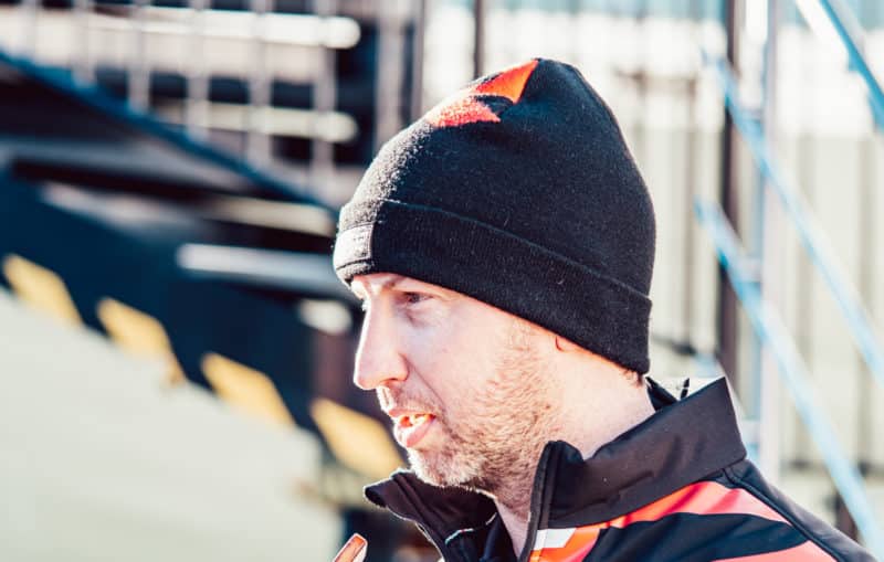Tom Fowler on duty at Rally Sweden