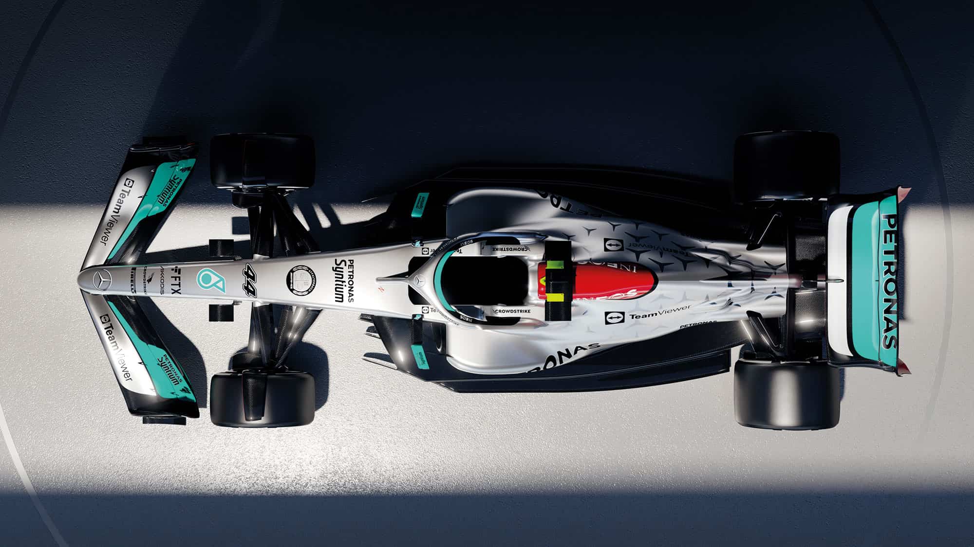 Mercedes AMG top view