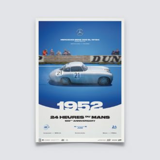 Product image for Mercedes-Benz 300 SL (W194) | 24H Le Mans | 100th Anniversary 1952 Poster