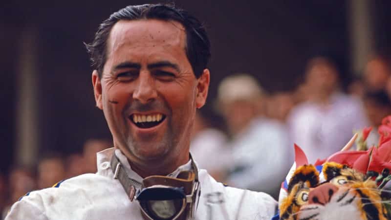 1966 French GP Jack Brabham 2