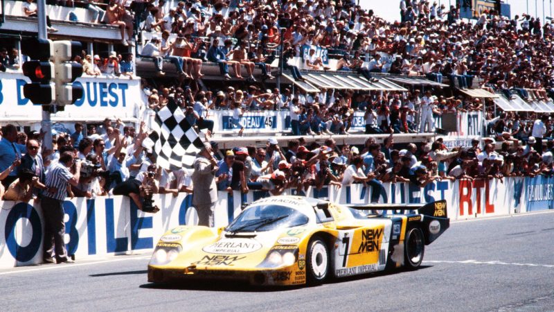 1984 Henri on track in Joest 956